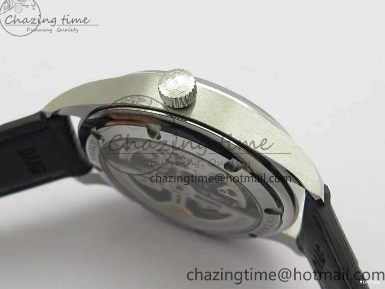 MIROTIME 0519 TimelessDesign Portuguese IW358304 ZF 1:1 Best Edition SS Blue Dial on Leather Strap A 7078
